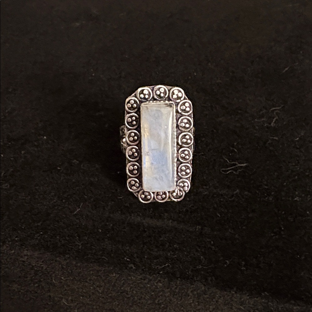 Sterling Silver Plated Ring New Sz 8
